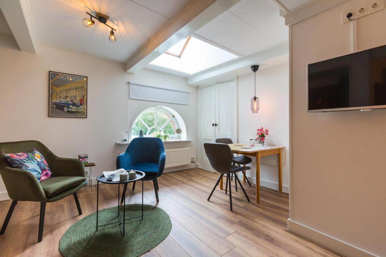 D' Ald Skoalle - Sfeervol Appartement In Oude School. Wijtgaard Eksteriør bilde