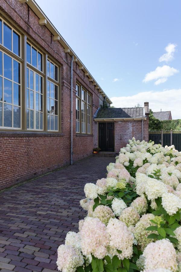 D' Ald Skoalle - Sfeervol Appartement In Oude School. Wijtgaard Eksteriør bilde